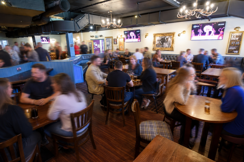 The Ram Bar on a busy night
